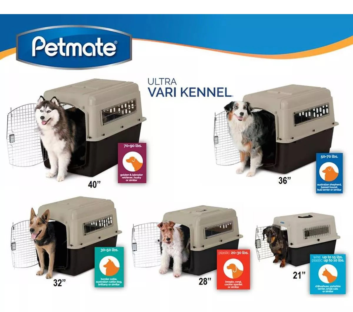 Transportadora para Perro Vari kennel Ultra Chica 55 x 40 x 38 Cm - Petmate Transportadora para Perro Vari kennel Ultra Chica 55 x 40 x 38 Cm - Petmate